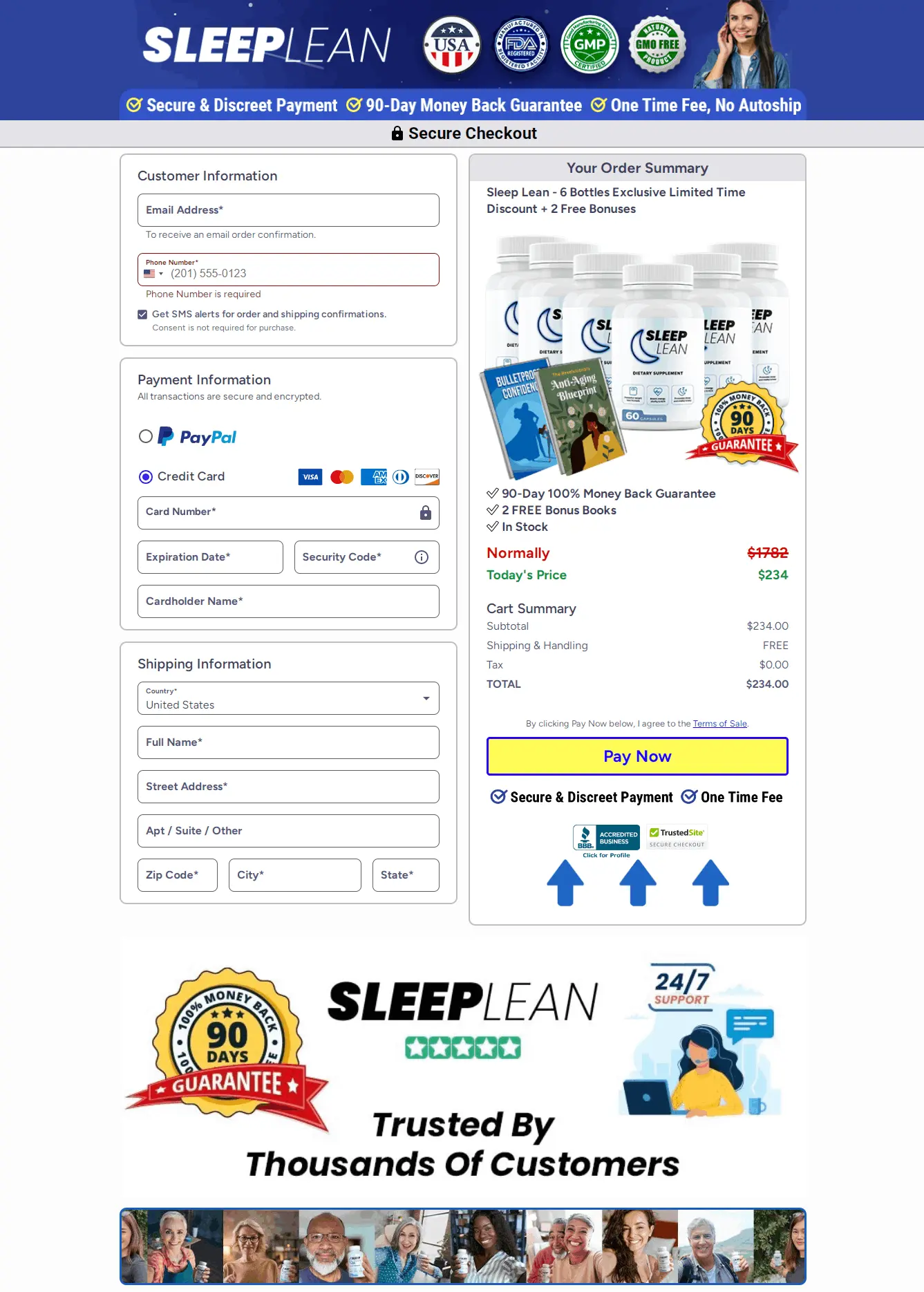 Sleep Lean order_page